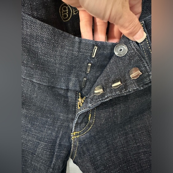 Vintage Y2K Bebe wide leg jeans-26P - Picture 2 of 5